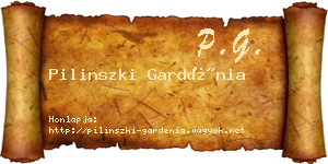 Pilinszki Gardénia névjegykártya